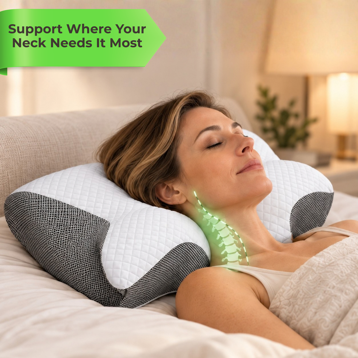 Yoru™ Ergonomic Memory Foam Pillow