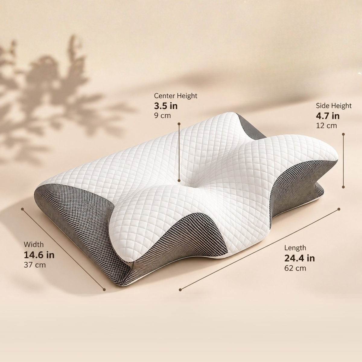 Yoru™ Ergonomic Memory Foam Pillow
