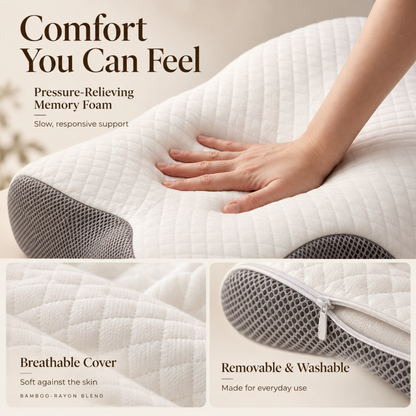 Yoru™ Ergonomic Memory Foam Pillow